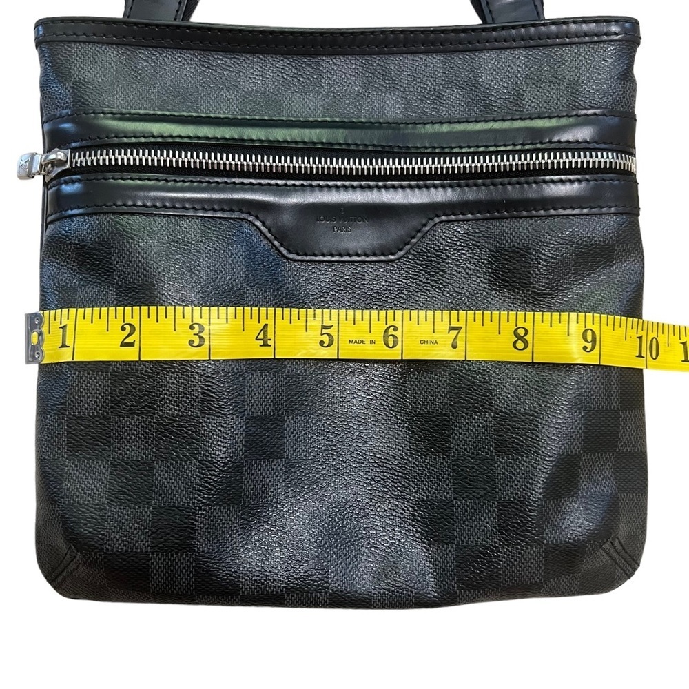 Louis Vuitton Damier Graphite Slim Crossbody Bag in Black - Picture 10 of 16